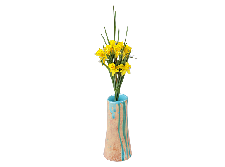 Bisque Organic Bud Vase 2 (Case of 12)