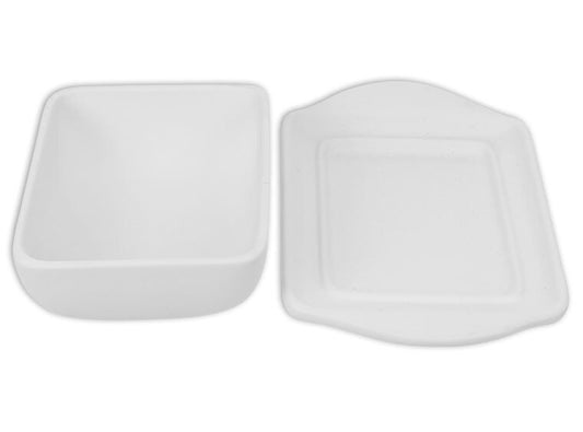 Bisque Big Butter Dish (Case of 12)