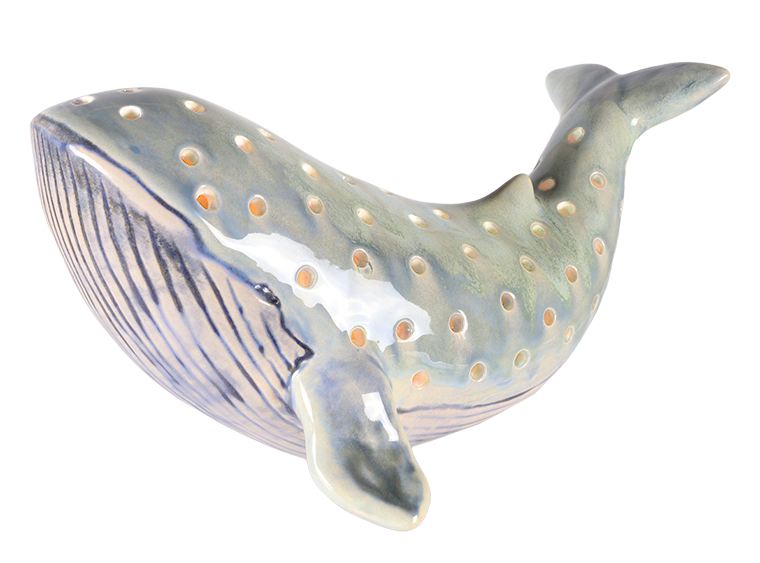 Bisque Lighted Bailee The Whale (Case of 1)
