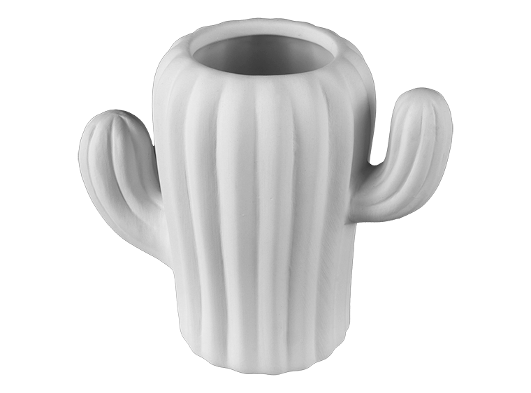 Bisque Prickly Pencil Crock (Case of 6)