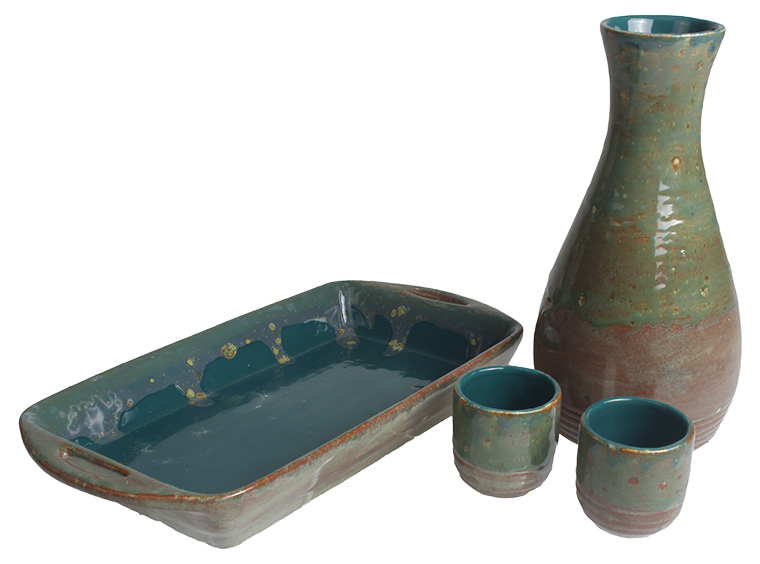 Bisque Sake Set (Case of 2)