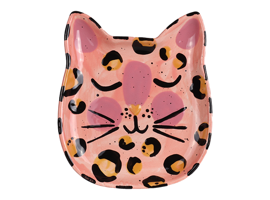 Bisque Cat Face Dish (Case of 12)