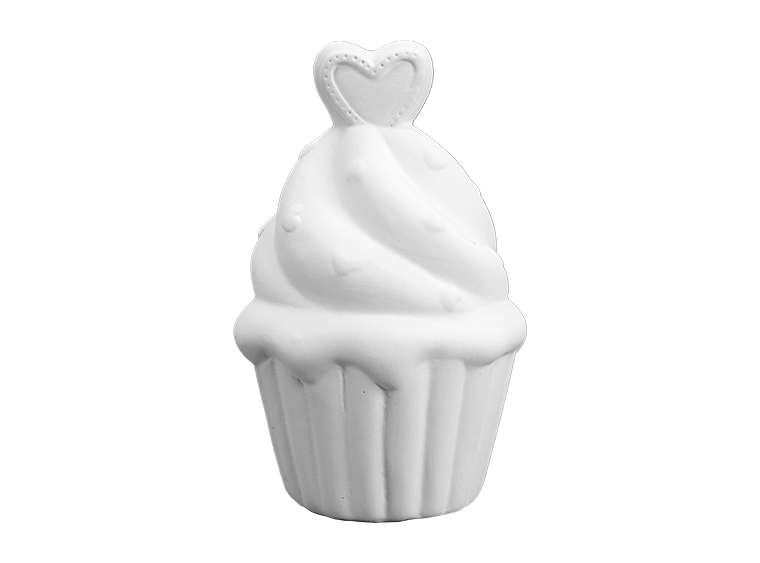 Bisque Love Wins Cupcake Bank (Case of 4)