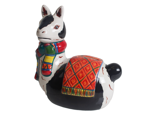 Bisque Elegant Llama Bank (Case of 4)
