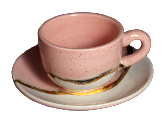 Bisque Espresso Cup And Saucer (Case of 6)