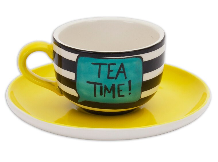 Bisque Tea Cup And Saucer (Case of 6)