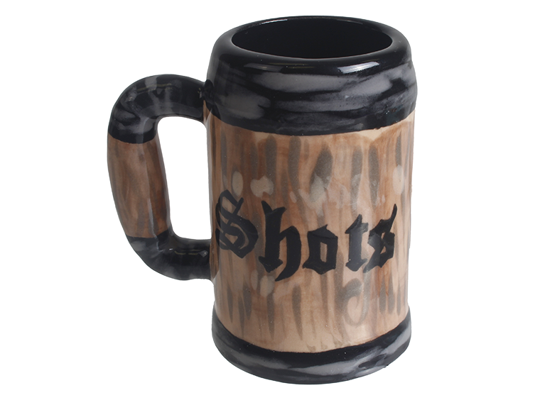 Bisque Stein Shot Glass (Case of 12)