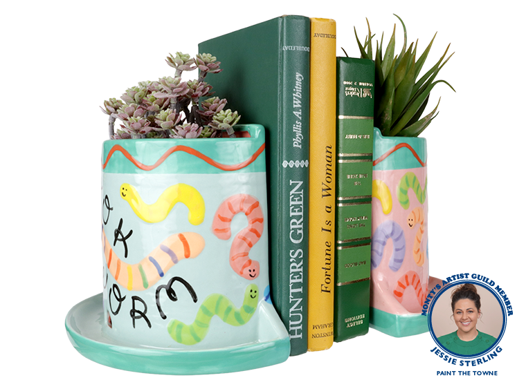 Bisque Classic Bookend Planter (Case of 4)