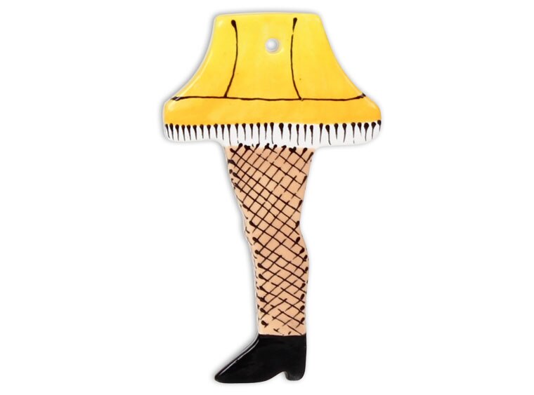 Bisque Leg Lamp Ornament (Case of 12)