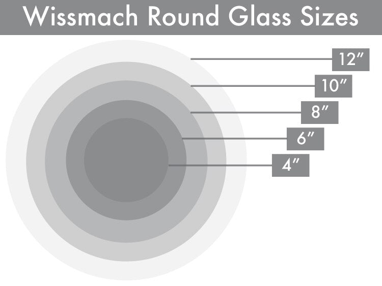 Clear Sheet Glass - 12 In Circle - Pack Of 3 (Case of 3)
