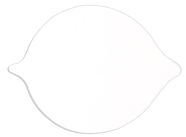 Ice Clear Glass Leaf - Pack Of 3 (Case of 3)