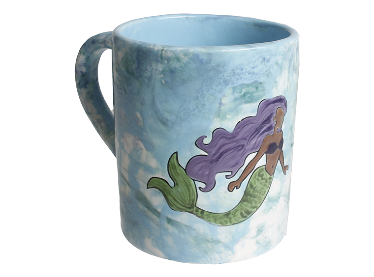 Bisque Mermaid Mug (Case of 12)