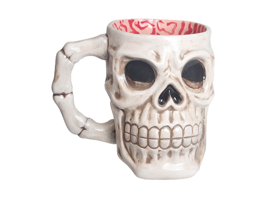 Bisque Skull Stein (Case of 4)