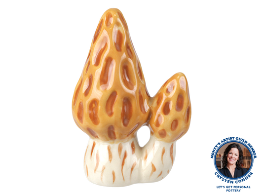 Bisque Morel Mushroom Mighty Tot (Case of 12)