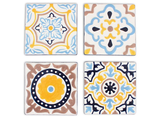 Bisque Catalina Coaster Set (Case of 6)