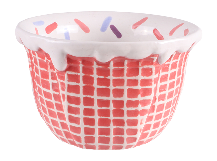 Bisque Waffle Cone Bowl (Case of 6)