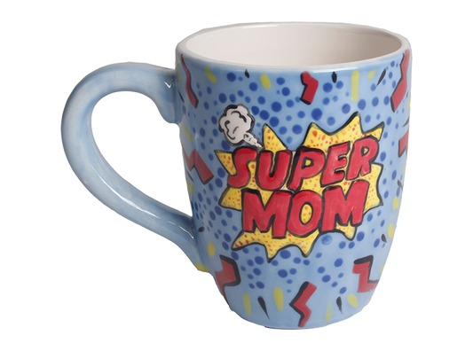 Bisque Super Mom Mug (Case of 6)
