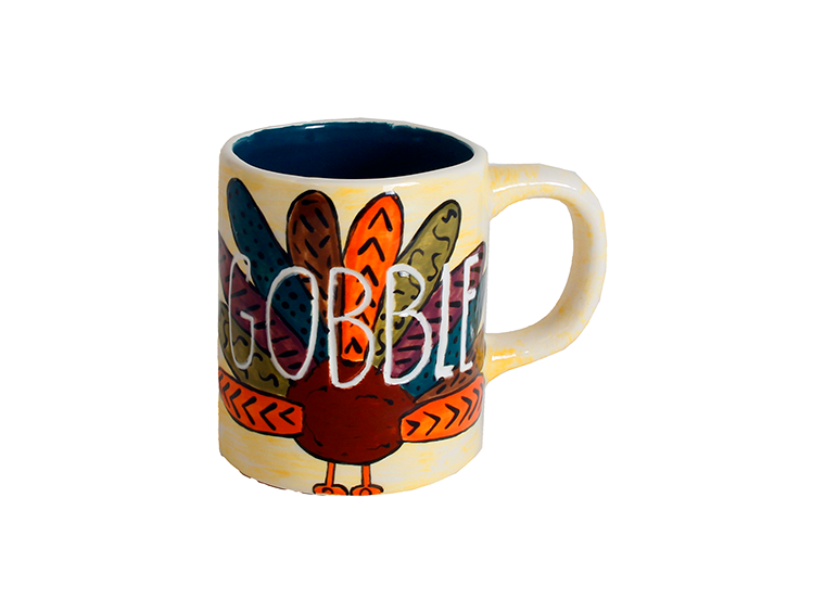 Bisque Gobble Mug (Case of 6)
