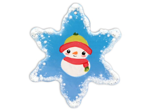 Bisque Classic Snowflake Ornament (Case of 12)