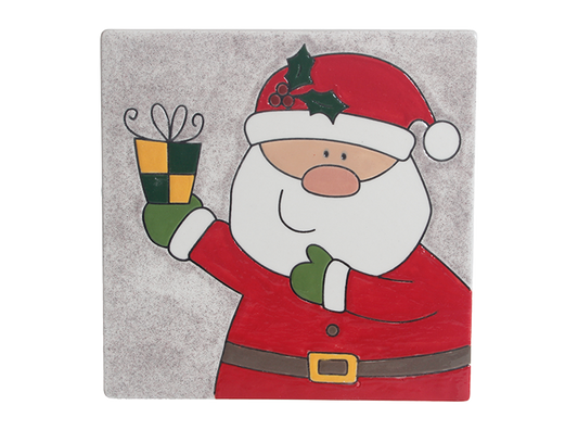 Bisque Santa Party Tile (Case of 12)