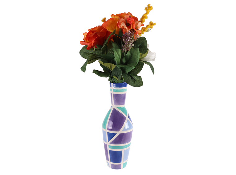 Bisque Angled Modern Vase (Case of 4)