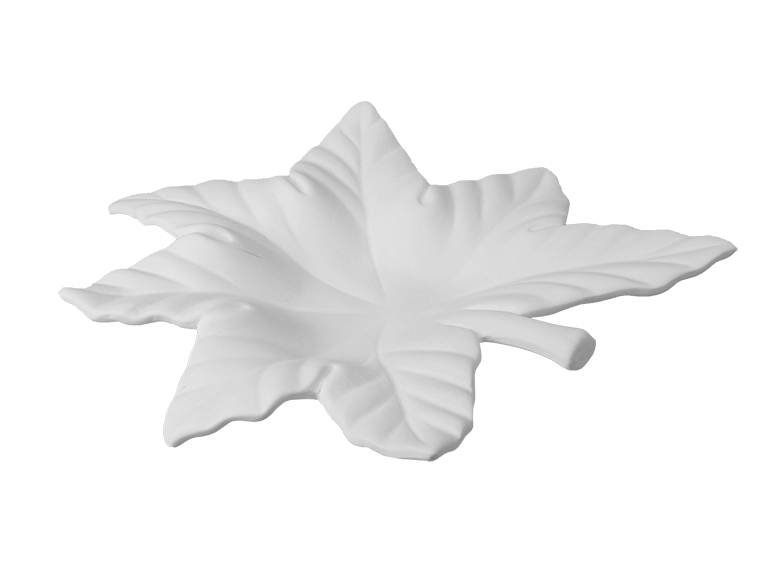 Bisque Lovely Leaf Dish (Case of 6)