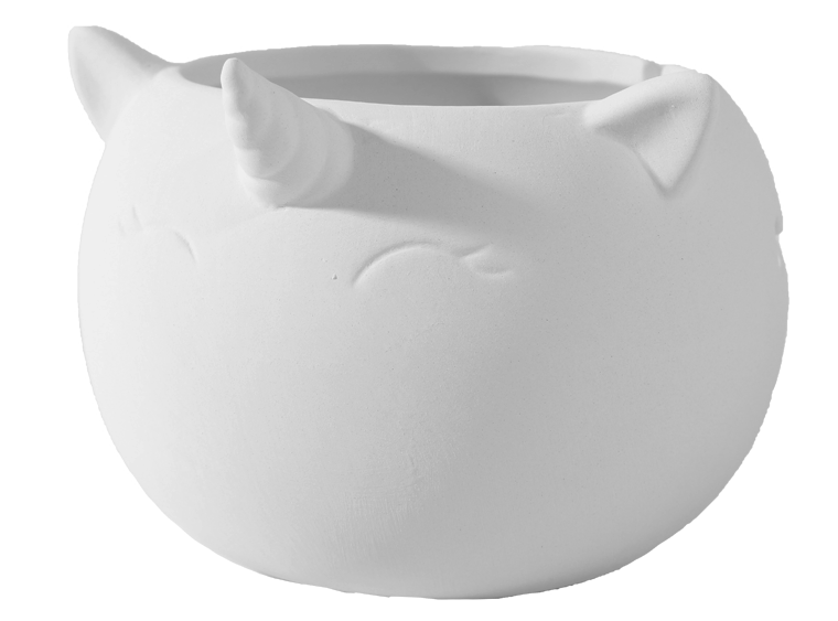 Bisque Unicorn Yarn Bowl (Case of 4)