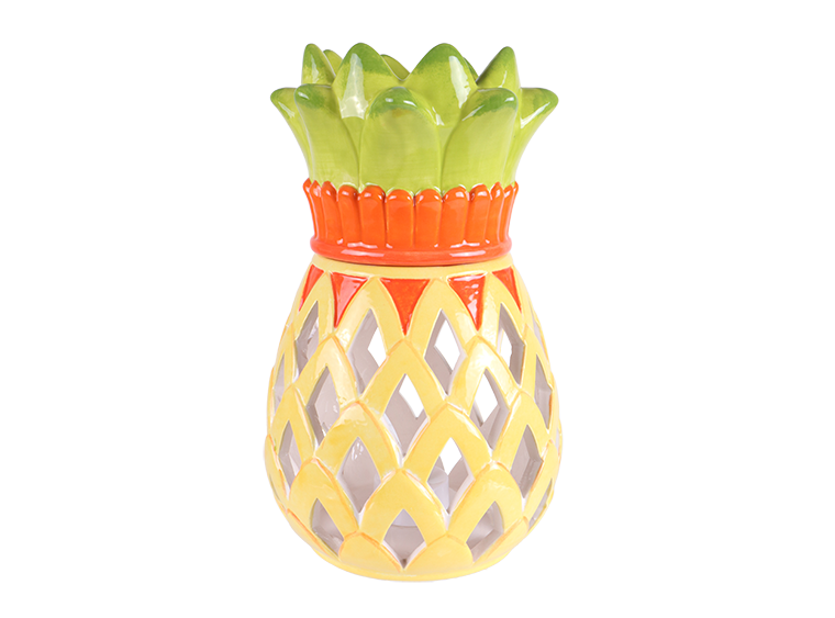 Bisque Regal Pineapple Lantern (Case of 1)