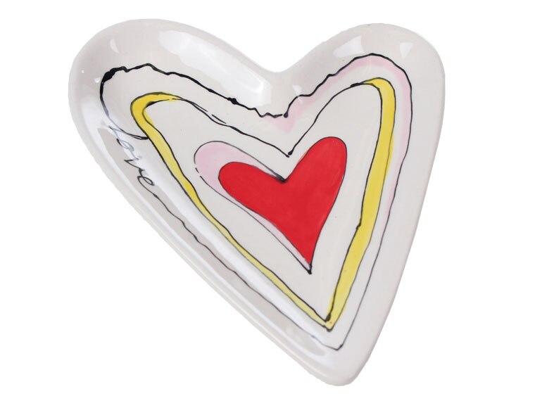 Bisque Heart Jewelry Dish (Case of 12)