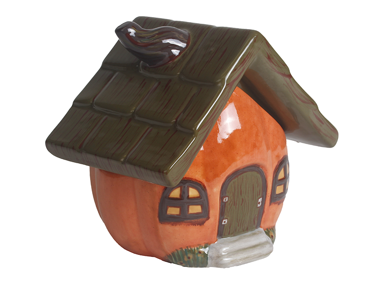 Bisque Pumpkin Fairy House Box (Case of 4)