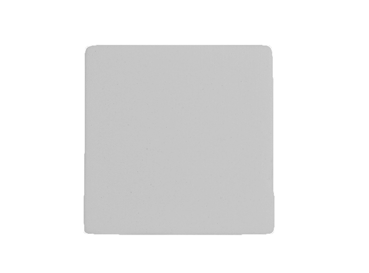 Bisque 2 Inch Thin Square Tile (Case of 24)