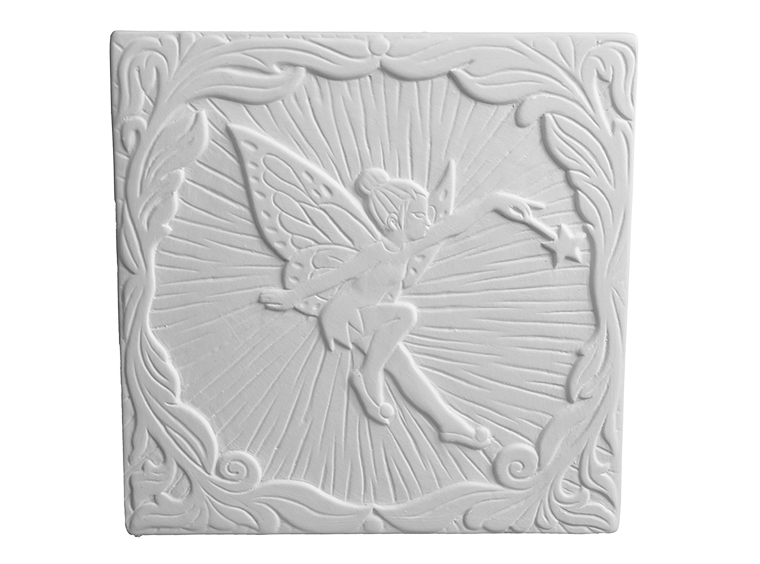 Bisque Magical Fairy Plaque (Case of 12)