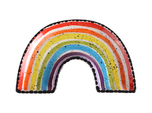 Bisque Ammie's Rainbow Dish (Case of 12)