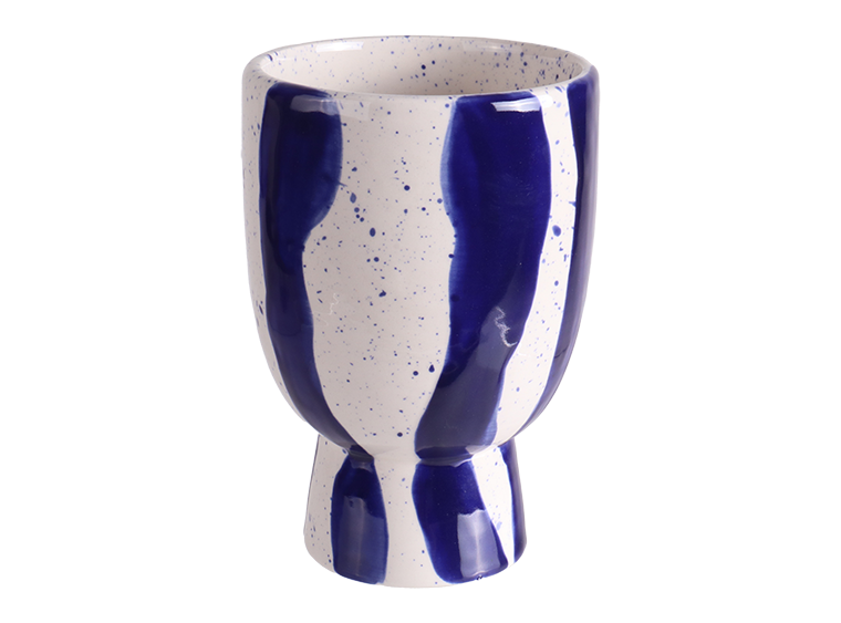 Bisque Pedestal Glass (Case of 6)