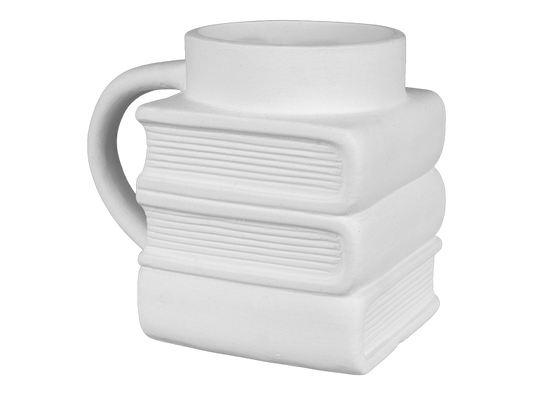 Bisque Book Worm Mug (Case of 6)