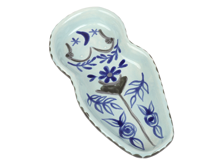 Bisque Chubby Girl Dish (Case of 12)