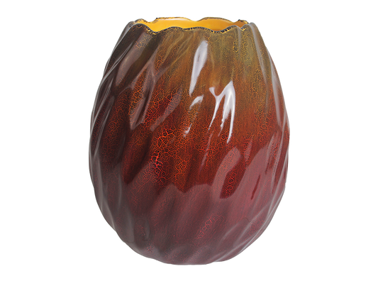 Bisque Ripple Vase (Case of 2)