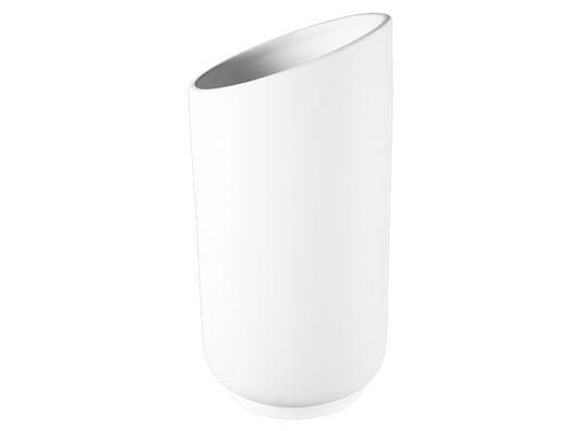 Bisque Angled Vase (Case of 1)