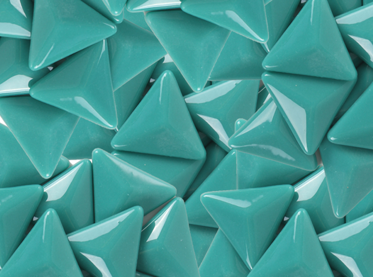 Sea Suds Glossy Triangle Mosaic Tile 28mm (Case of 1)