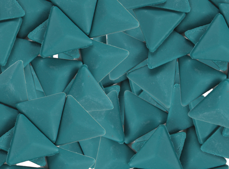 Caribbean Current Matte Triangle Mosaic Tile 28mm (Case of 1)