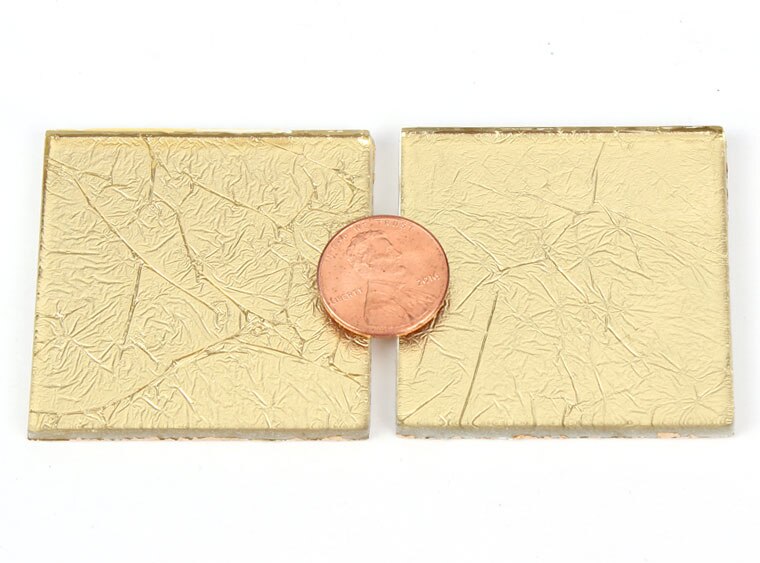 Gold Foil Mosaic Tile 48 Mm (Case of 1)