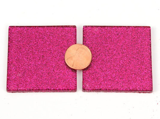 Pretty Pink Glitter Mosaic Tile 48 Mm (Case of 1)
