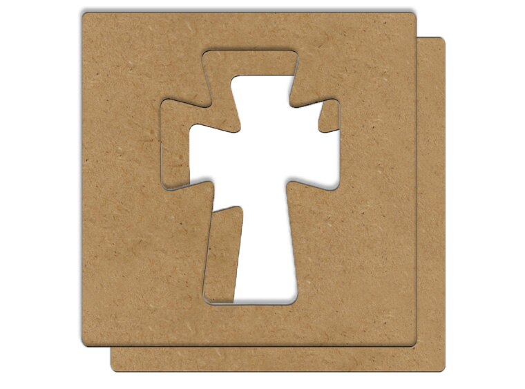 Ornate Cross Plaque Outline (Case of 2)