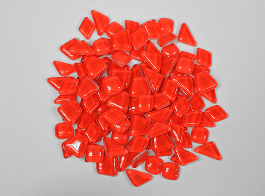 Red Glow Tile Assorted Shapes (Case of 1)