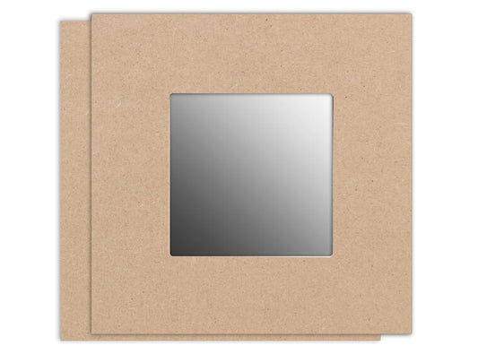 6" Square Mirror (Case of 2)