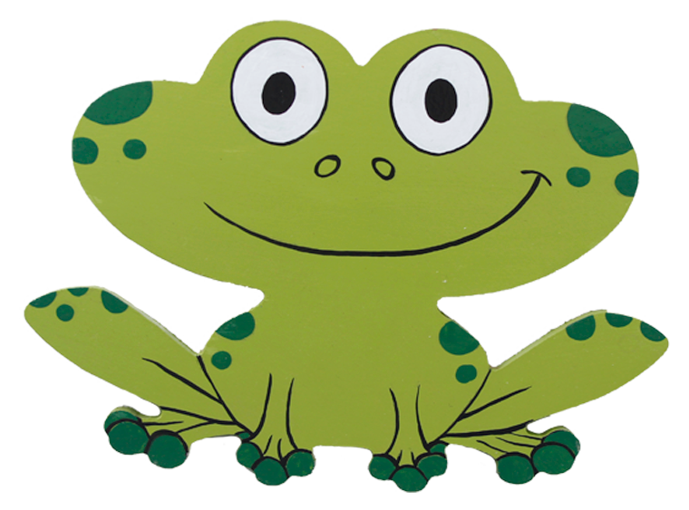Cute Frog Plaque (Case of 4)