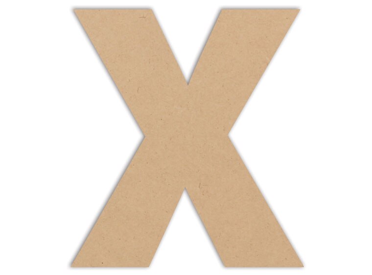 X Plaque (Case of 4)