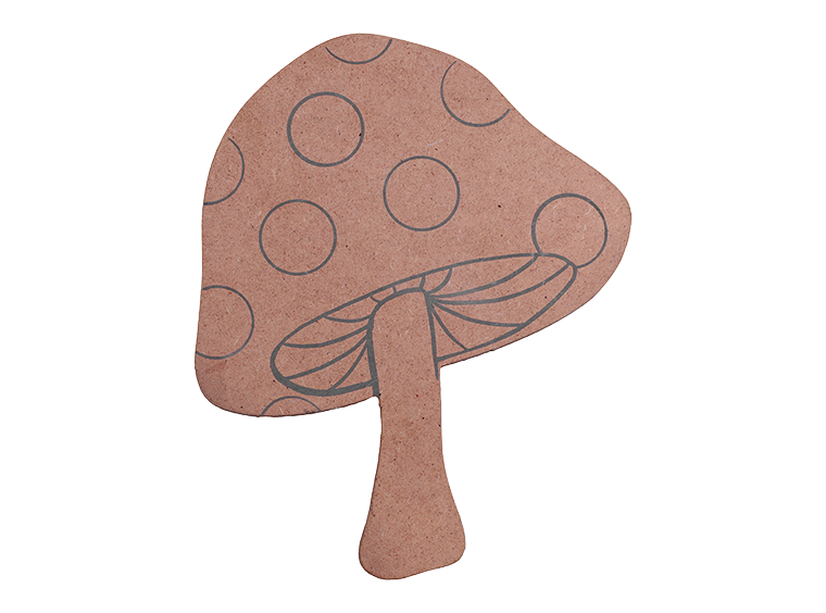 Mushroom Plaque (Case of 4)