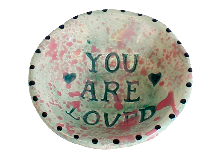 Bisque You Are Loved Dish (Case of 12)