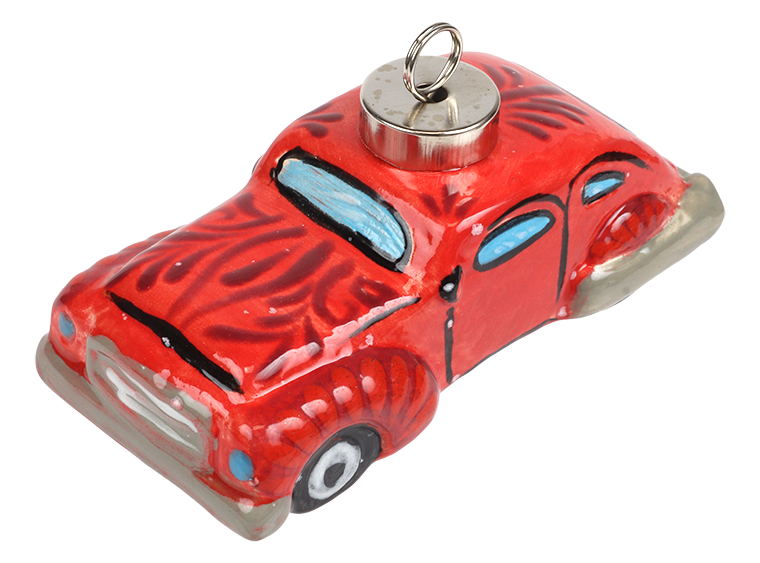 Bisque Retro Rider Ornament (Case of 12)